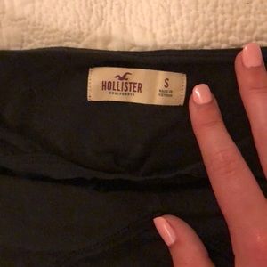 Black Hollister Halter Tank